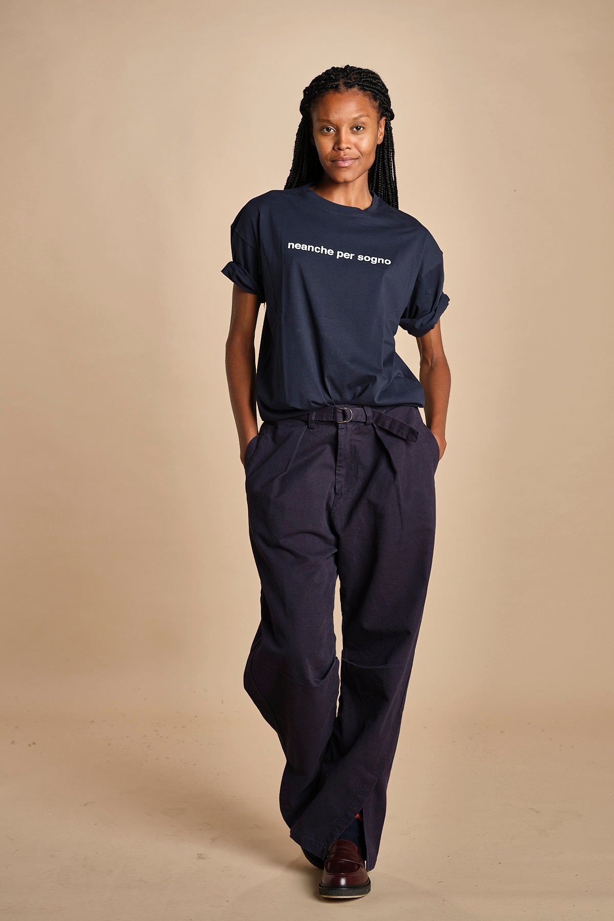 t-shirt con scritta Z800 01098 aspesi 