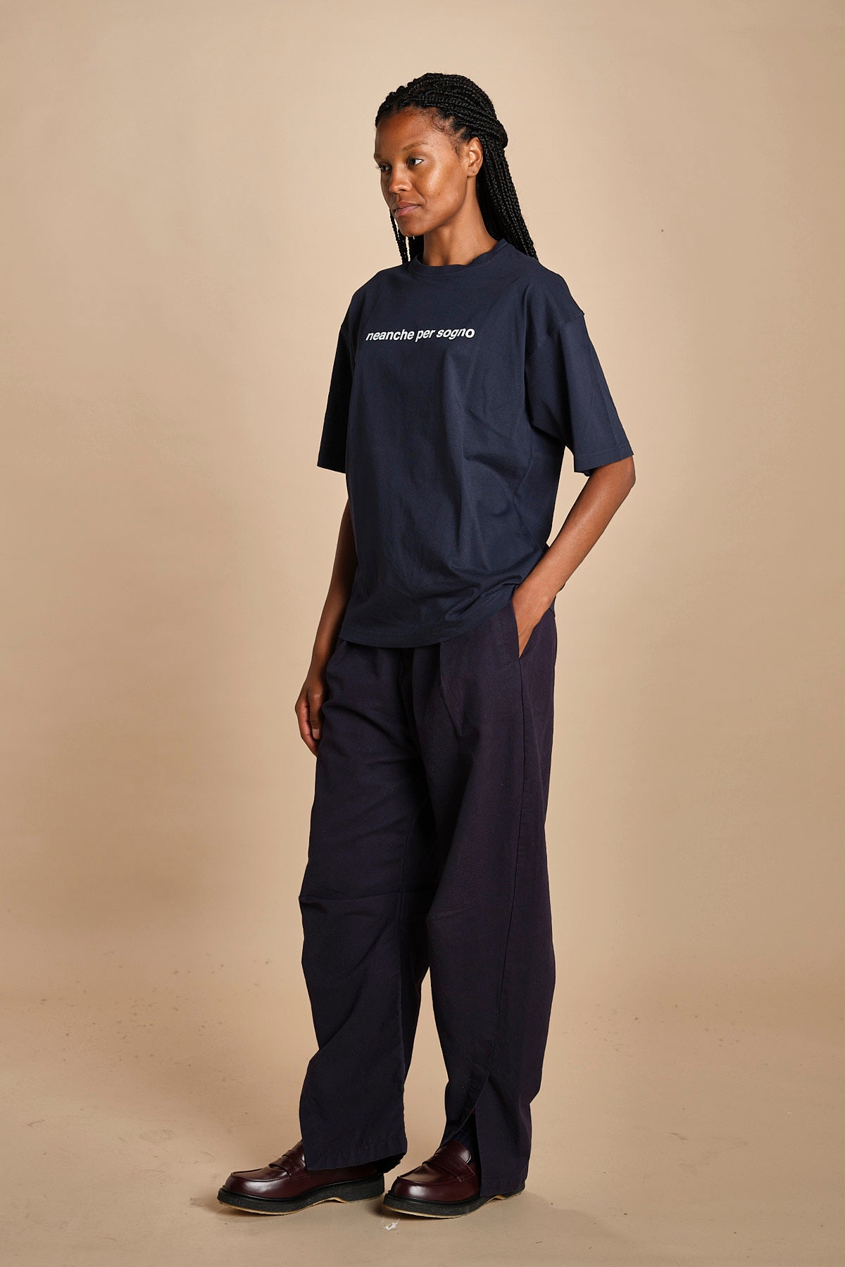 t-shirt con scritta Z800 01098 aspesi 