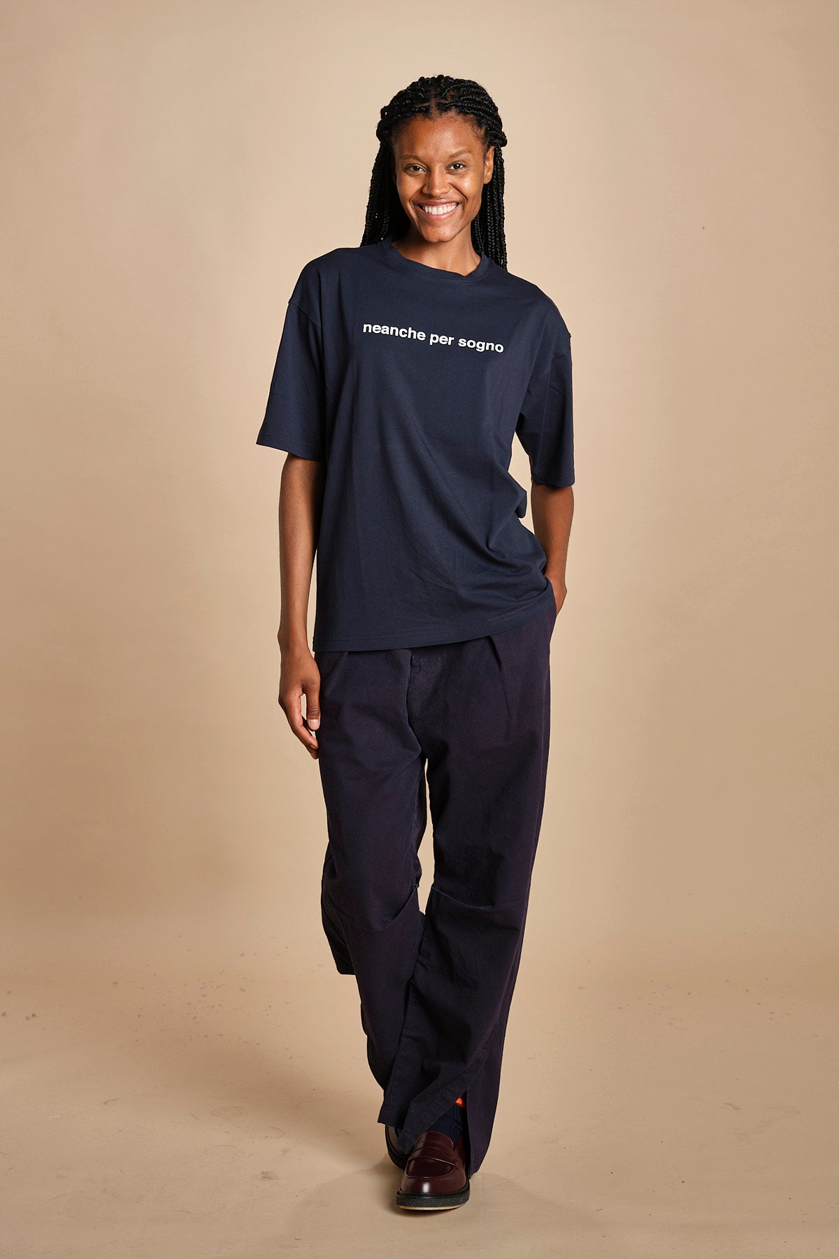 t-shirt con scritta Z800 01098 aspesi 