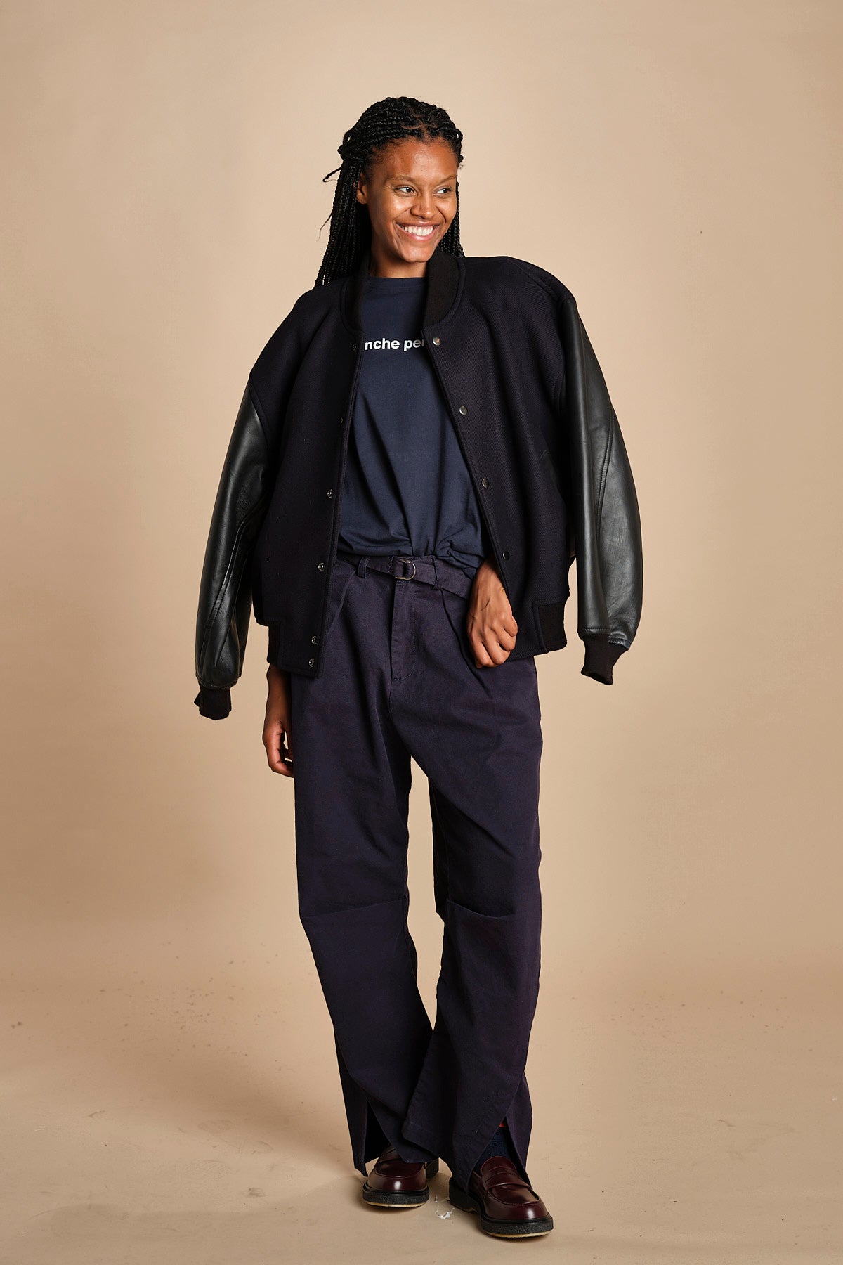 t-shirt con scritta Z800 01098 aspesi 