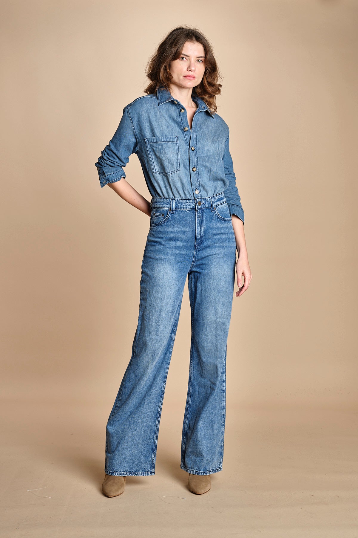 tuta denim BLOOM BLUEJEANS ba&sh 