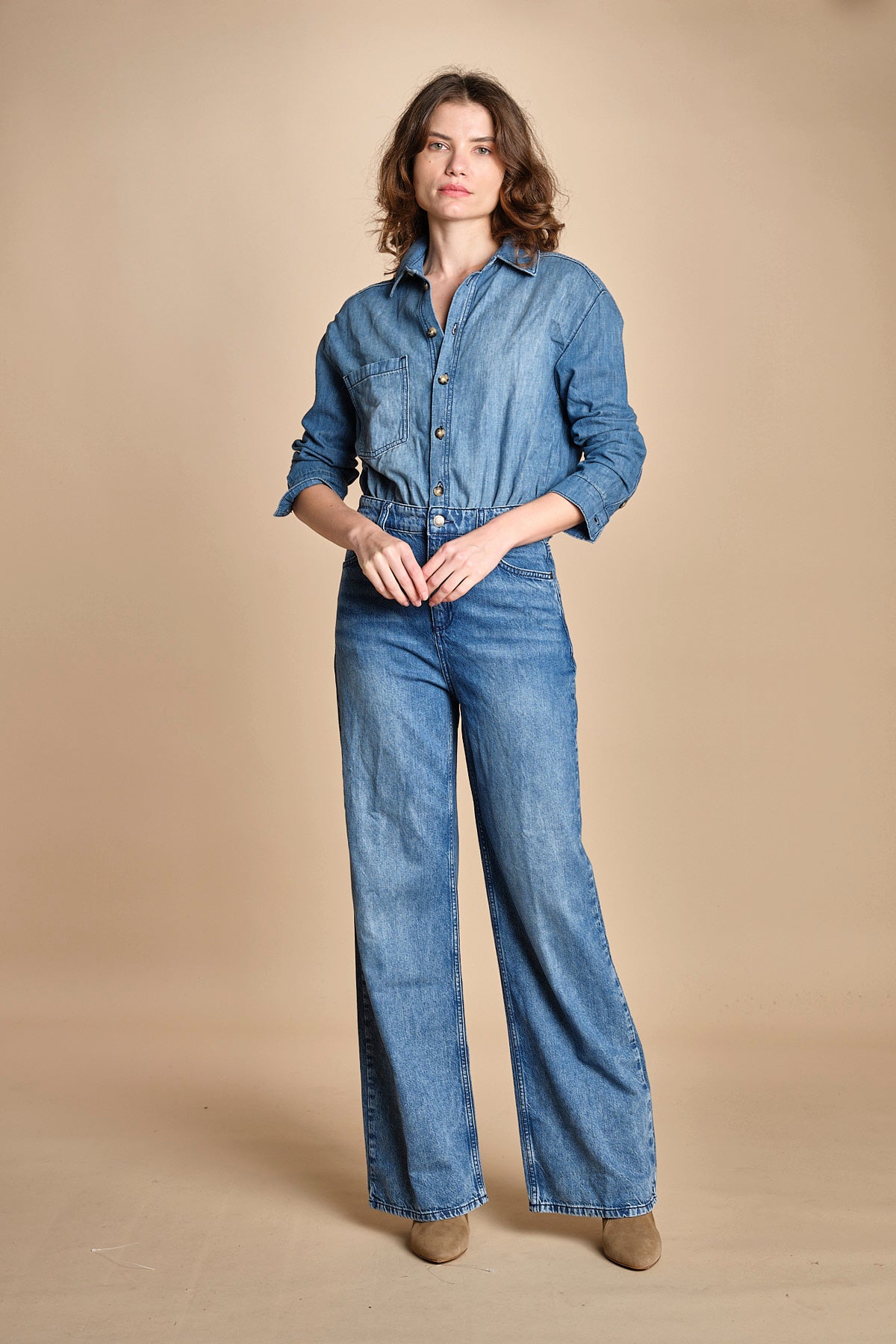 tuta denim BLOOM BLUEJEANS ba&sh 