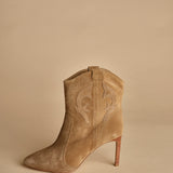 CAITLIN stivaletti camoscio tacco 9. CAITLIN BEIGE ba&sh 