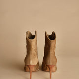 CAITLIN stivaletti camoscio tacco 9. CAITLIN BEIGE ba&sh 