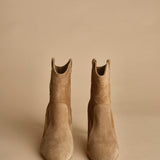CAITLIN stivaletti camoscio tacco 9. CAITLIN BEIGE ba&sh 