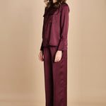 camicia in raso CANOLI PRUNE ba&sh 