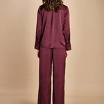 camicia in raso CANOLI PRUNE ba&sh 