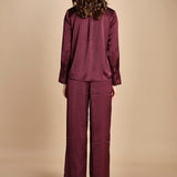 camicia in raso CANOLI PRUNE ba&sh 