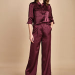 camicia in raso CANOLI PRUNE ba&sh 
