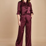 camicia in raso CANOLI PRUNE ba&sh 