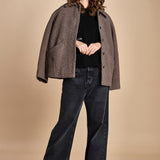 maglia girocollo con zip CESNIK NERO ba&sh 