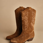 Texano CLAURYS camoscio alto. CLAURYS MARRON ba&sh 