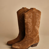 Texano CLAURYS camoscio alto. CLAURYS MARRON ba&sh 