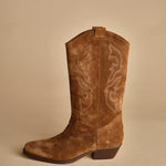 Texano CLAURYS camoscio alto. CLAURYS MARRON ba&sh 