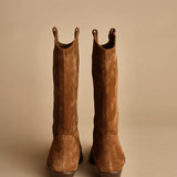 Texano CLAURYS camoscio alto. CLAURYS MARRON ba&sh 