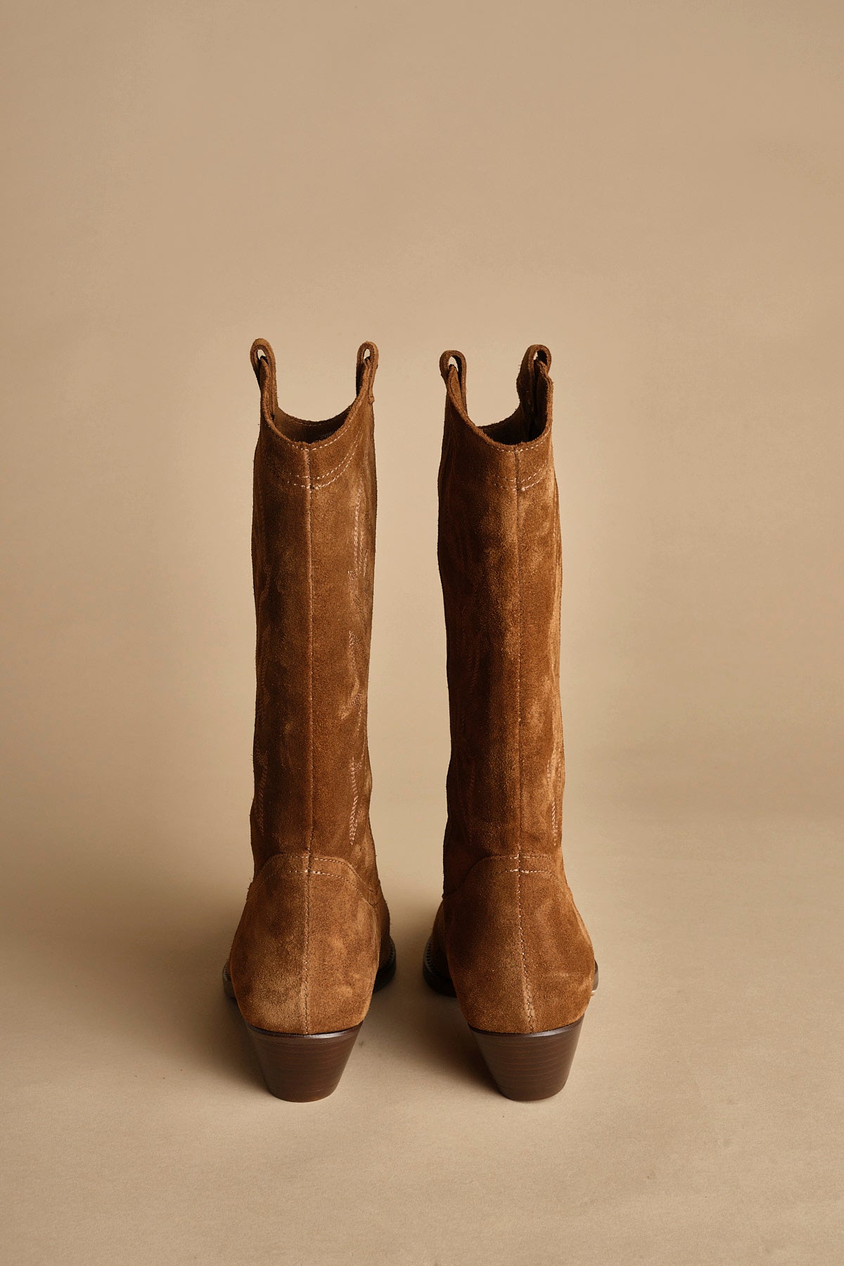 Texano CLAURYS camoscio alto. CLAURYS MARRON ba&sh 