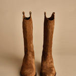 Texano CLAURYS camoscio alto. CLAURYS MARRON ba&sh 