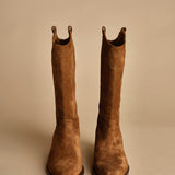Texano CLAURYS camoscio alto. CLAURYS MARRON ba&sh 