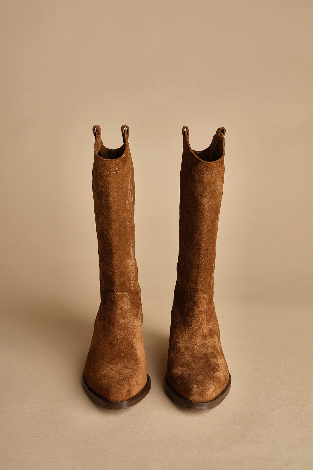 Texano CLAURYS camoscio alto. CLAURYS MARRON ba&sh 