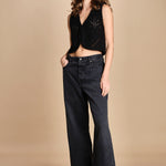 gilet in maglia GILES NOIR ba&sh 