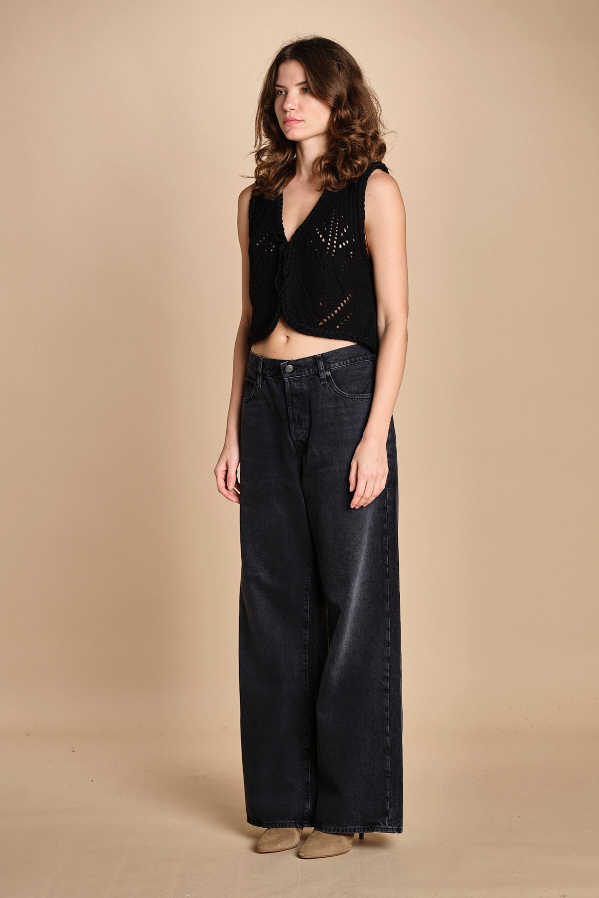 gilet in maglia GILES NOIR ba&sh 