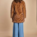 giaccone in ecovolpe LESTOR BEIGE ba&sh 
