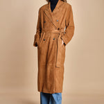 trench in camoscio MAINA CAMEL ba&sh 