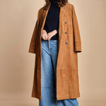 trench in camoscio MAINA CAMEL ba&sh 
