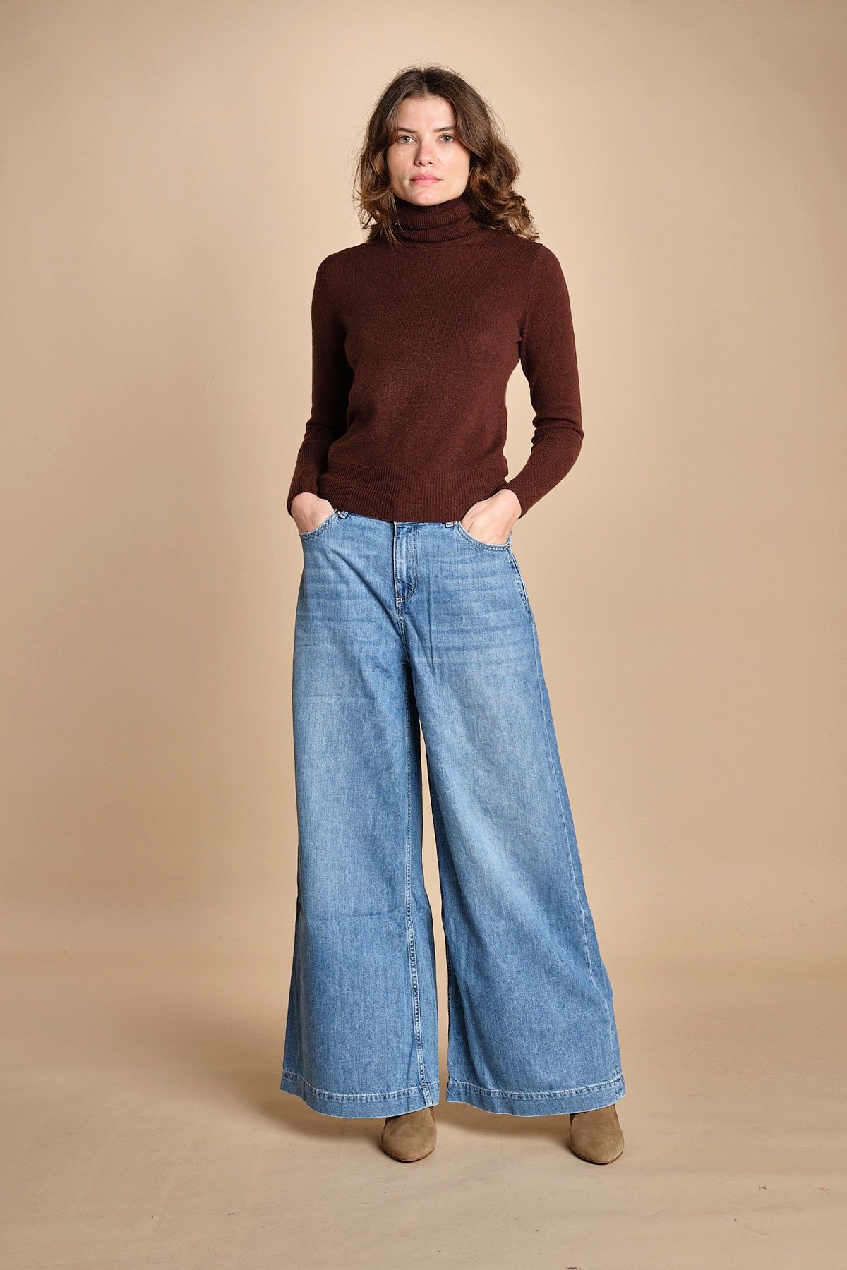 denim over MUSC LIGHT USED BLUE ba&sh 