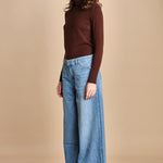 denim over MUSC LIGHT USED BLUE ba&sh 