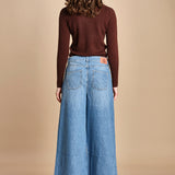 denim over MUSC LIGHT USED BLUE ba&sh 