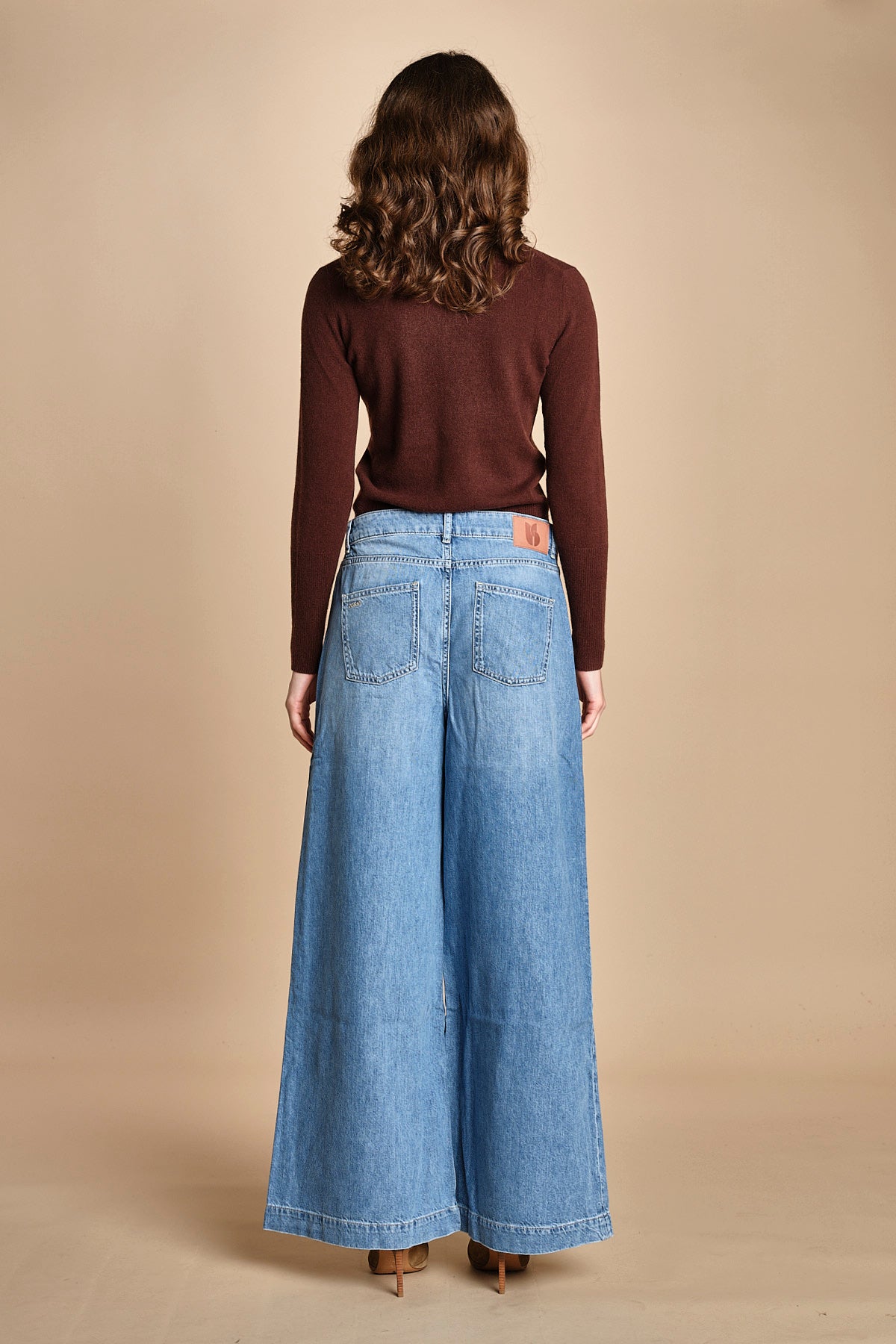 denim over MUSC LIGHT USED BLUE ba&sh 