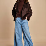 denim over MUSC LIGHT USED BLUE ba&sh 