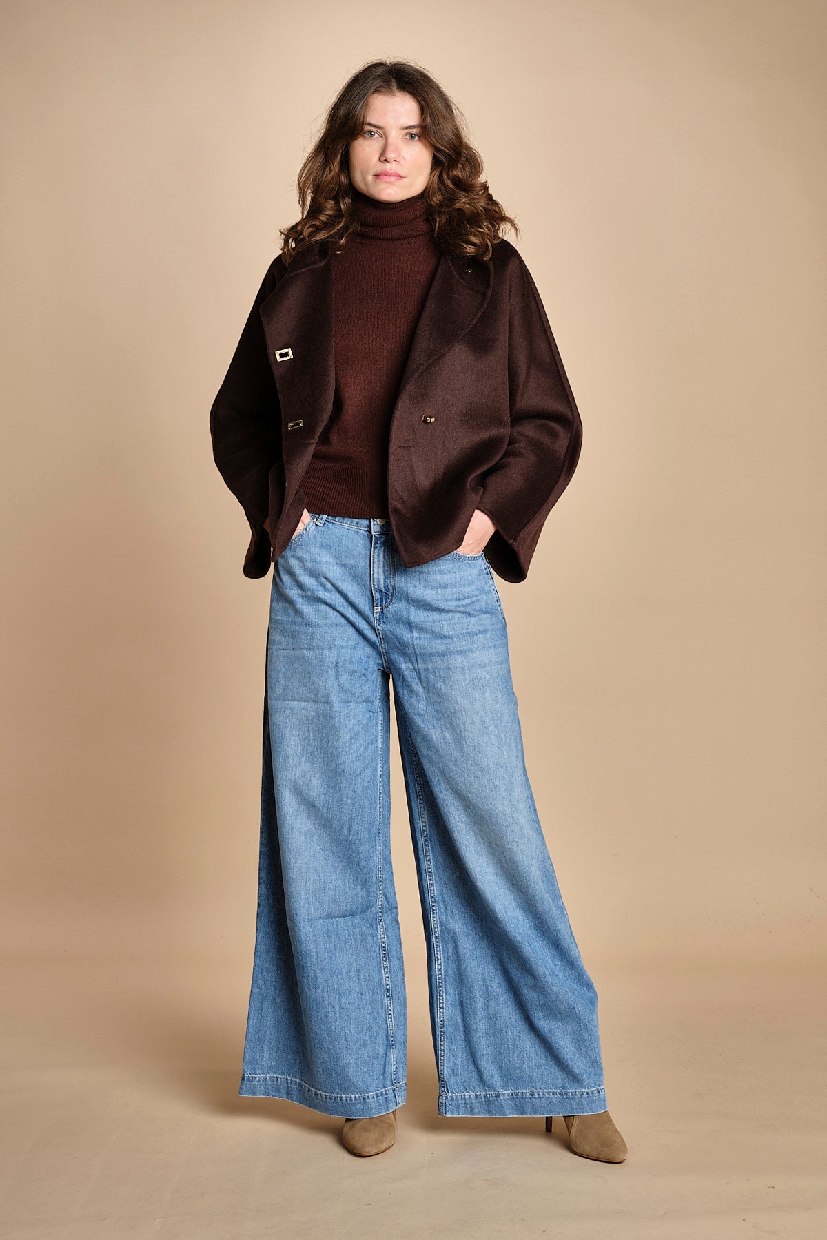 denim over MUSC LIGHT USED BLUE ba&sh 