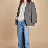camicia con rouches NILS ECRU ba&sh 