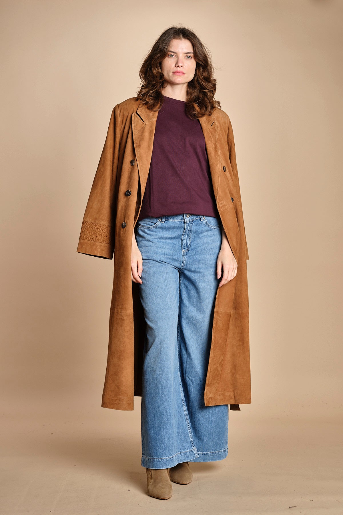 t-shirt con spallina PIO BORDEAUX ba&sh 