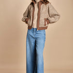 giubbino maglia con zip RABEL MARRON ba&sh 