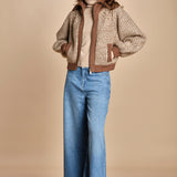 giubbino maglia con zip RABEL MARRON ba&sh 