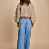 giubbino maglia con zip RABEL MARRON ba&sh 