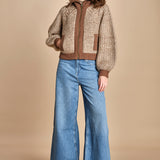giubbino maglia con zip RABEL MARRON ba&sh 
