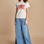 tshirt stay fun REESE ECRU ba&sh 