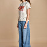 tshirt stay fun REESE ECRU ba&sh 