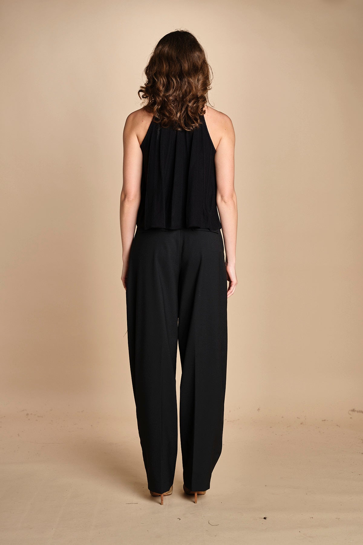 top in maglia plisse SERRES NOIR ba&sh 
