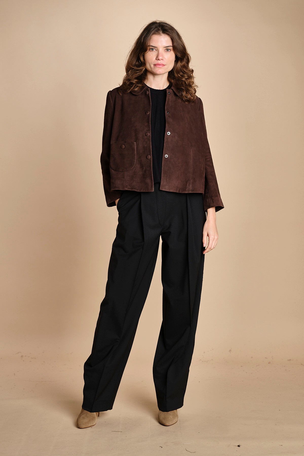 top in maglia plisse SERRES NOIR ba&sh 