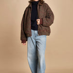 giubbino in piede de poule ASHER52 CBA COMBO bellerose 