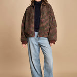 giubbino in piede de poule ASHER52 CBA COMBO bellerose 