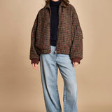 giubbino in piede de poule ASHER52 CBA COMBO bellerose 