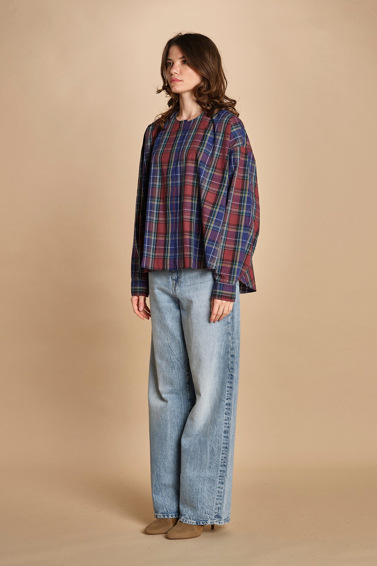 camicia girocollo scozzese GALATEA CHB CHECK B bellerose 