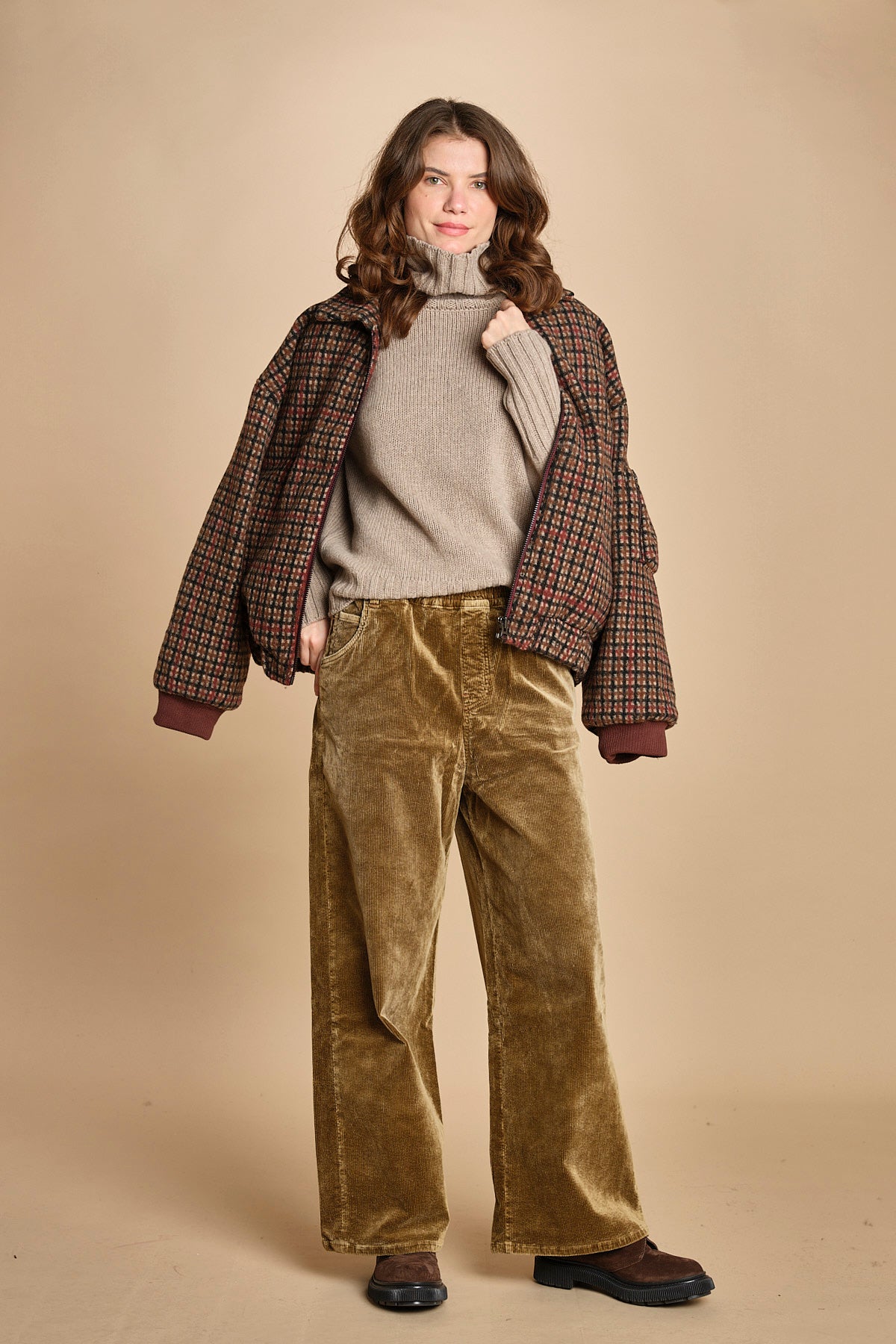 pantaloni velluto elastico GALINA SOIL bellerose 