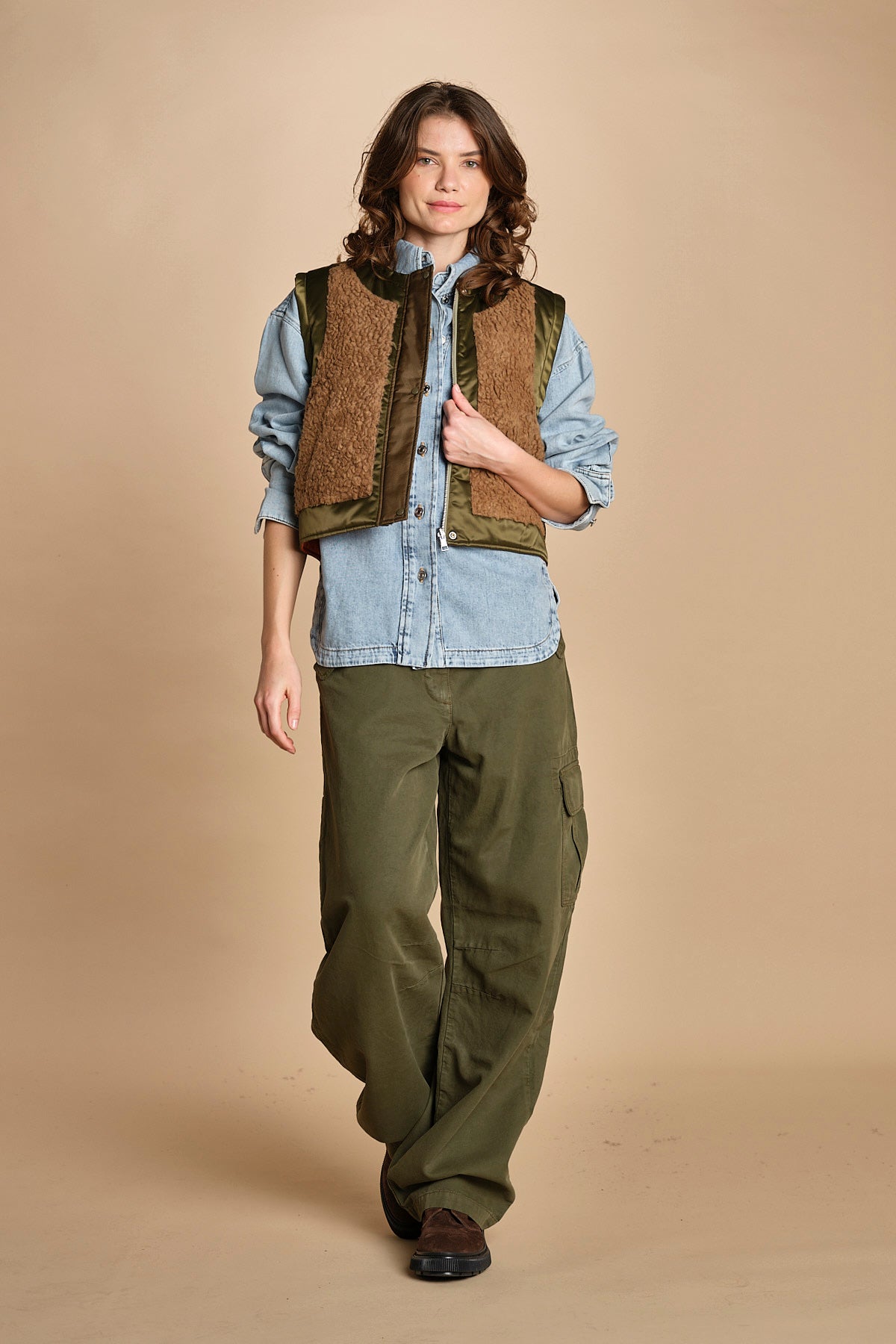 camicia denim over GLORY LBB LT BLUE BLEACH bellerose 